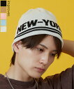 【SALE / 16%OFF】キャップ メンズ レディース ビーニー ニット 帽子 ロゴ ストリート スケーター アメカジ 古着MIX 韓国ファッション ブラッ...