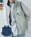 【SALE / 30%OFF】ベスト メンズ レディース マイクロ フリース リバーシブルベスト 幾何学模様 オーバーサイズ ゆったり 大きいサイズ アメカジ ...