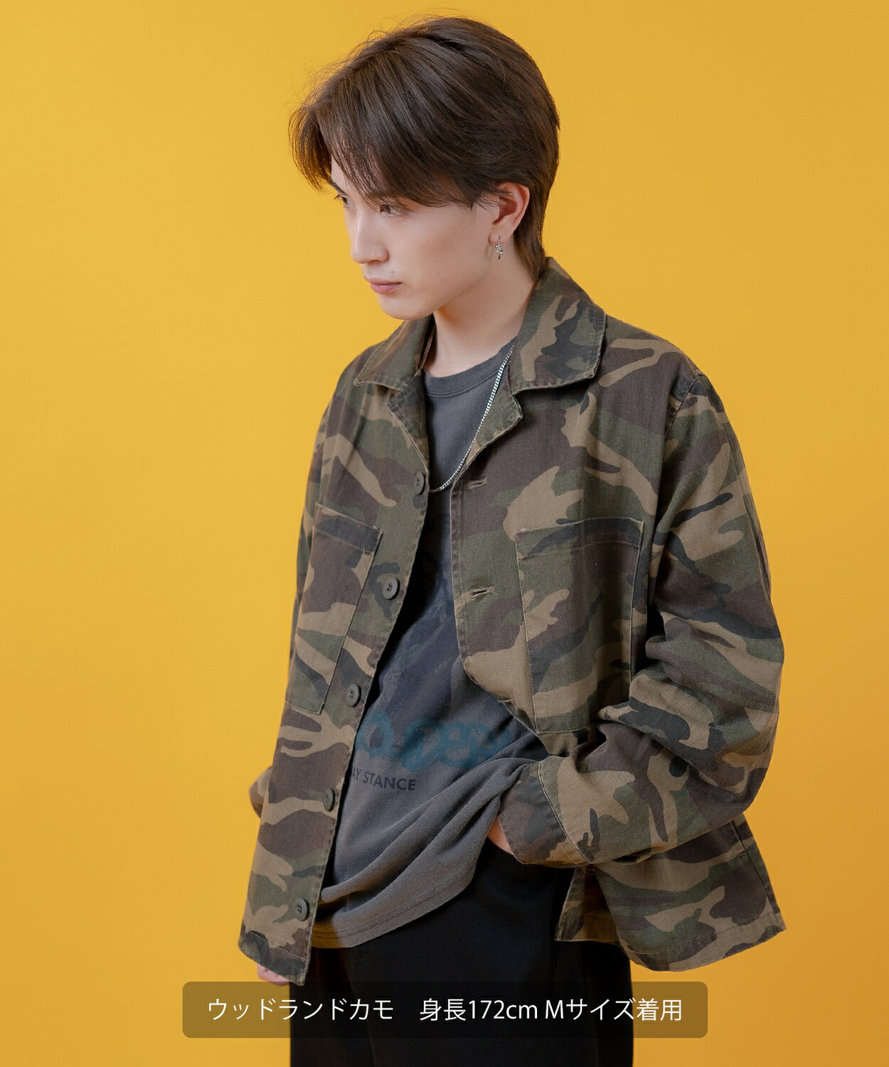 【SALE / 19%OFF】ミリタリージャケット メンズ レディース 切り替え カモフラジャケット 迷彩ジャケット カジュアル アメカジ ストリート スケーター ストリート古着MIX 韓国ファッション カモフラ