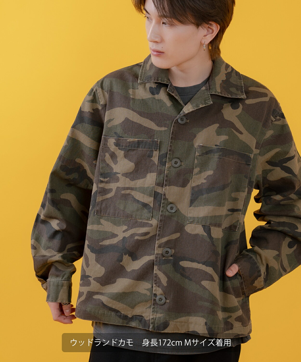 【SALE / 19%OFF】ミリタリージャケット メンズ レディース 切り替え カモフラジャケット 迷彩ジャケット カジュアル アメカジ ストリート スケーター ストリート古着MIX 韓国ファッション カモフラ