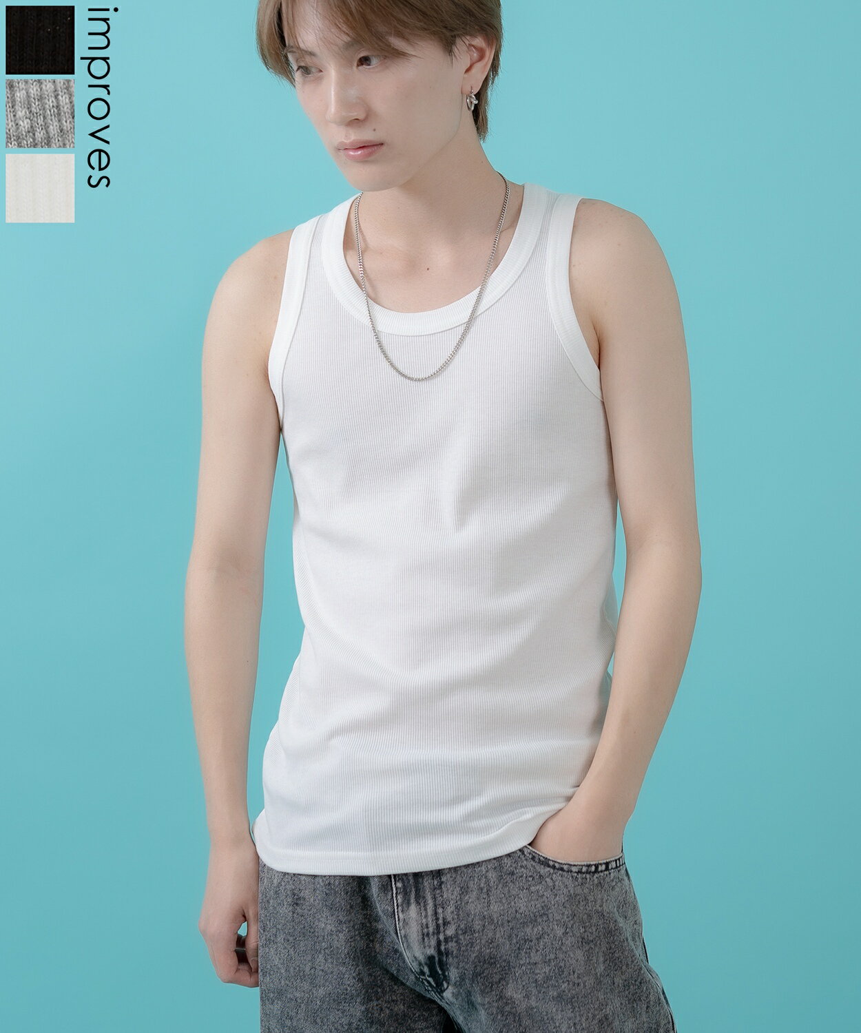 【SALE / 22%OFF】Tシャツ メンズ レディース ノースリーブ タンクトップ ロング カジュアル アメカジ ストリート スケーター 古着MIX 韓国フ...