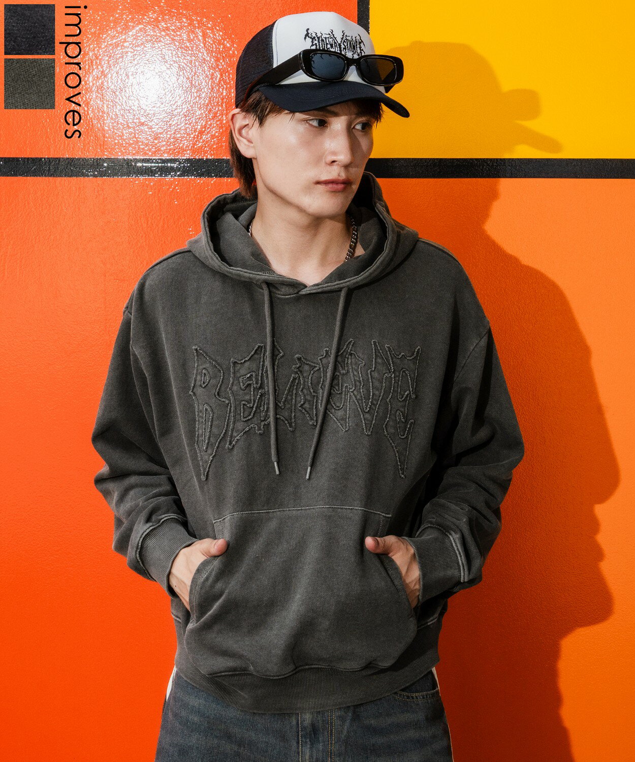 90s - DIESEL ディーゼル ドライバーズニット ニット グレー y2k