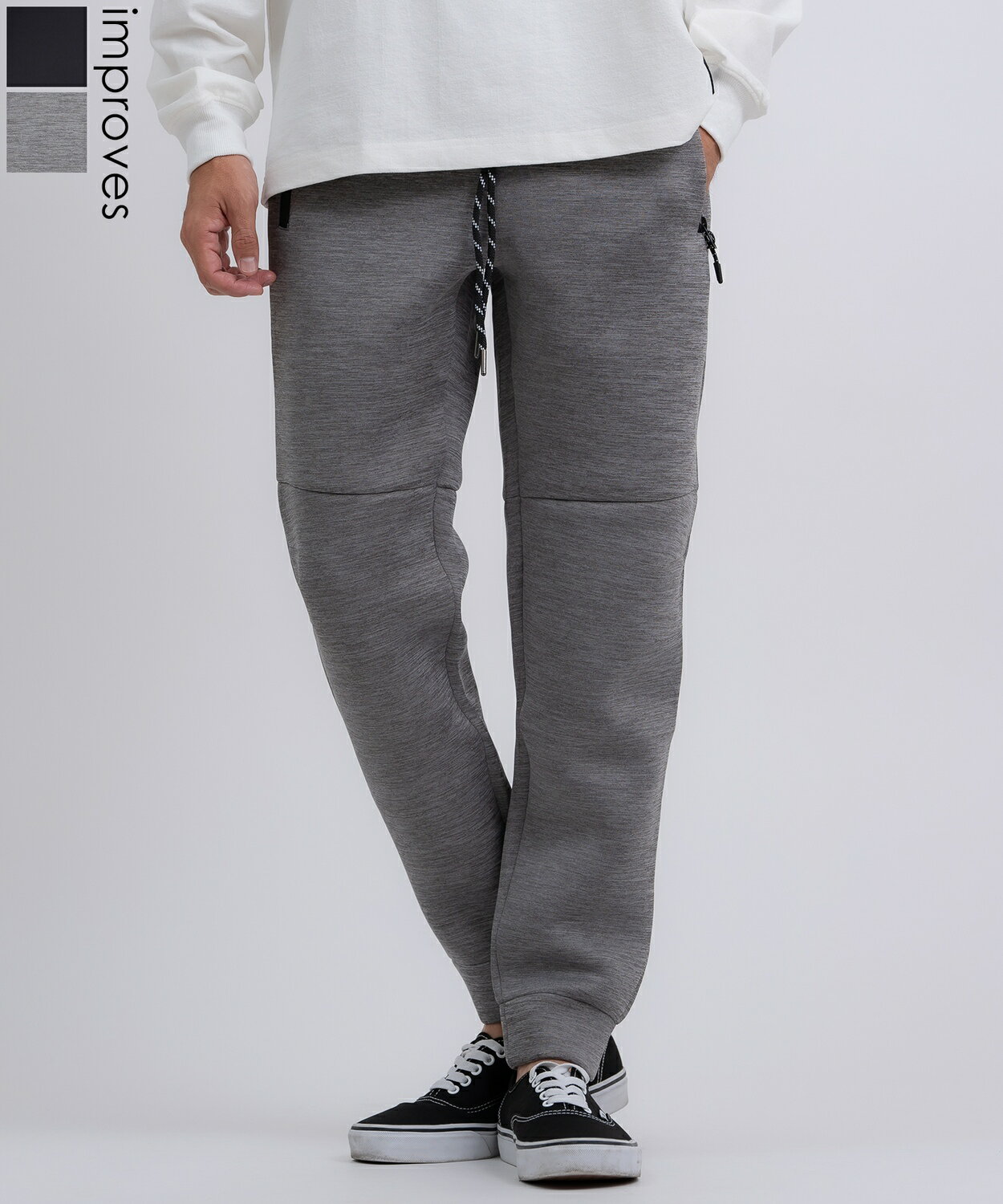 樂天商城 - ジョガーパンツ メンズ レディース イージーパンツ トラックパンツ ベーシック スポーツミックス テック カジュアル Y2K ストリート ブラック グレー