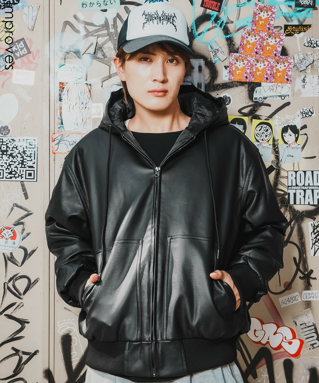 楽天市場】レザー フード（メンズファッション）の通販