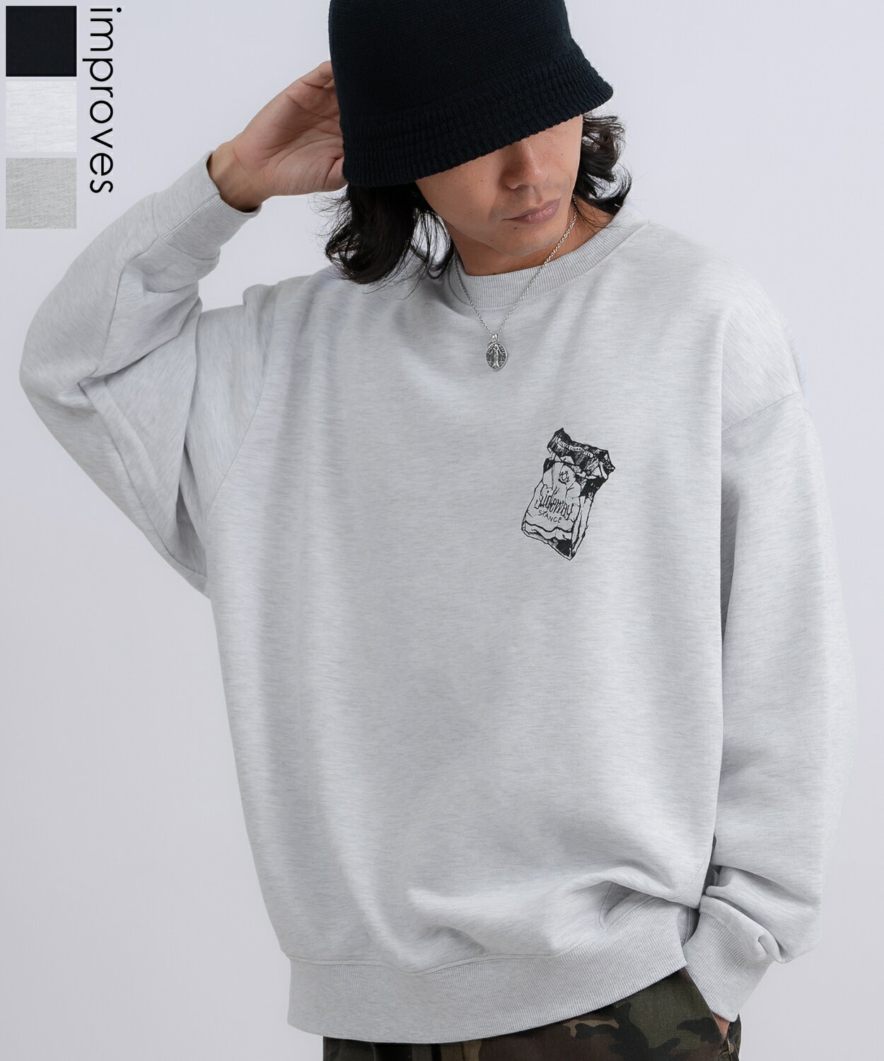 Rakuten - 【SALE / 25%OFF】トレーナー メンズ レディース SIDEWAY STANCE サイドウェイスタンス 裏毛 スウェットトレーナー シガレットプリント アメカジ ストリート カジュアル 韓国ファッション 古着MIX