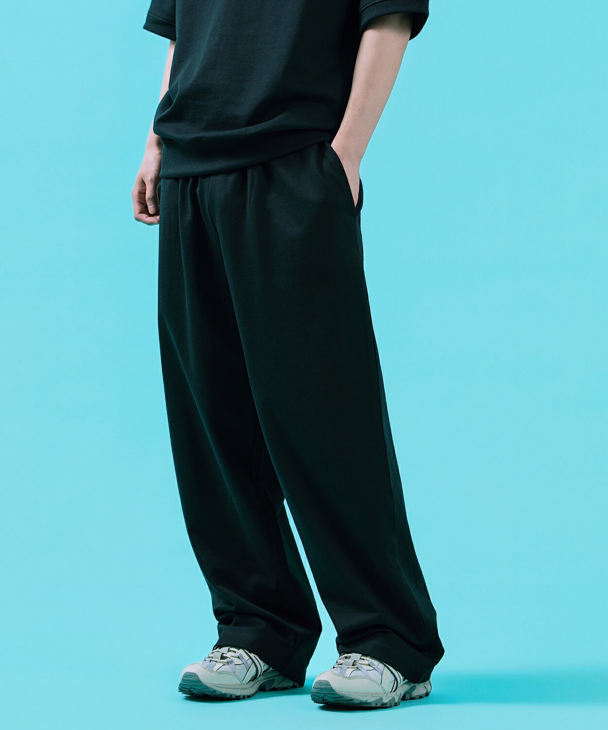 スウェットパンツ メンズ レディース SIDEWAY STANCE サイドウェイスタンス スウェット 裏毛 タックパンツ ワイドパ…
