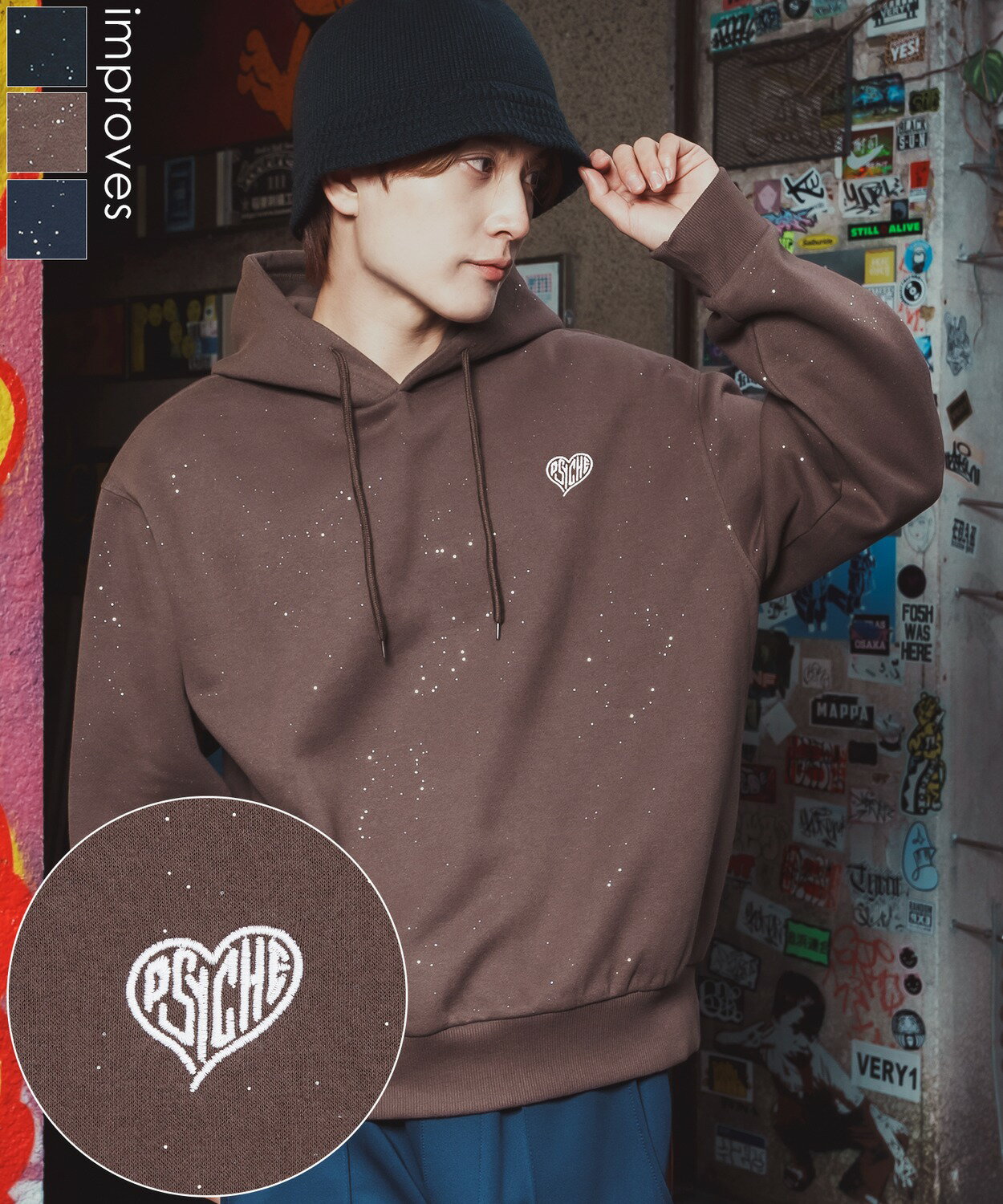 樂天商城 - 【SALE / 27%OFF】パーカー メンズ レディース SIDEWAY STANCE サイドウェイスタンス 裏起毛 スウェット プルオーバー フーディー 大きめ アメカジ カジュアル スケーター ストリート 古着MIX 韓国ファッション ブラック ブラウン ネイビー