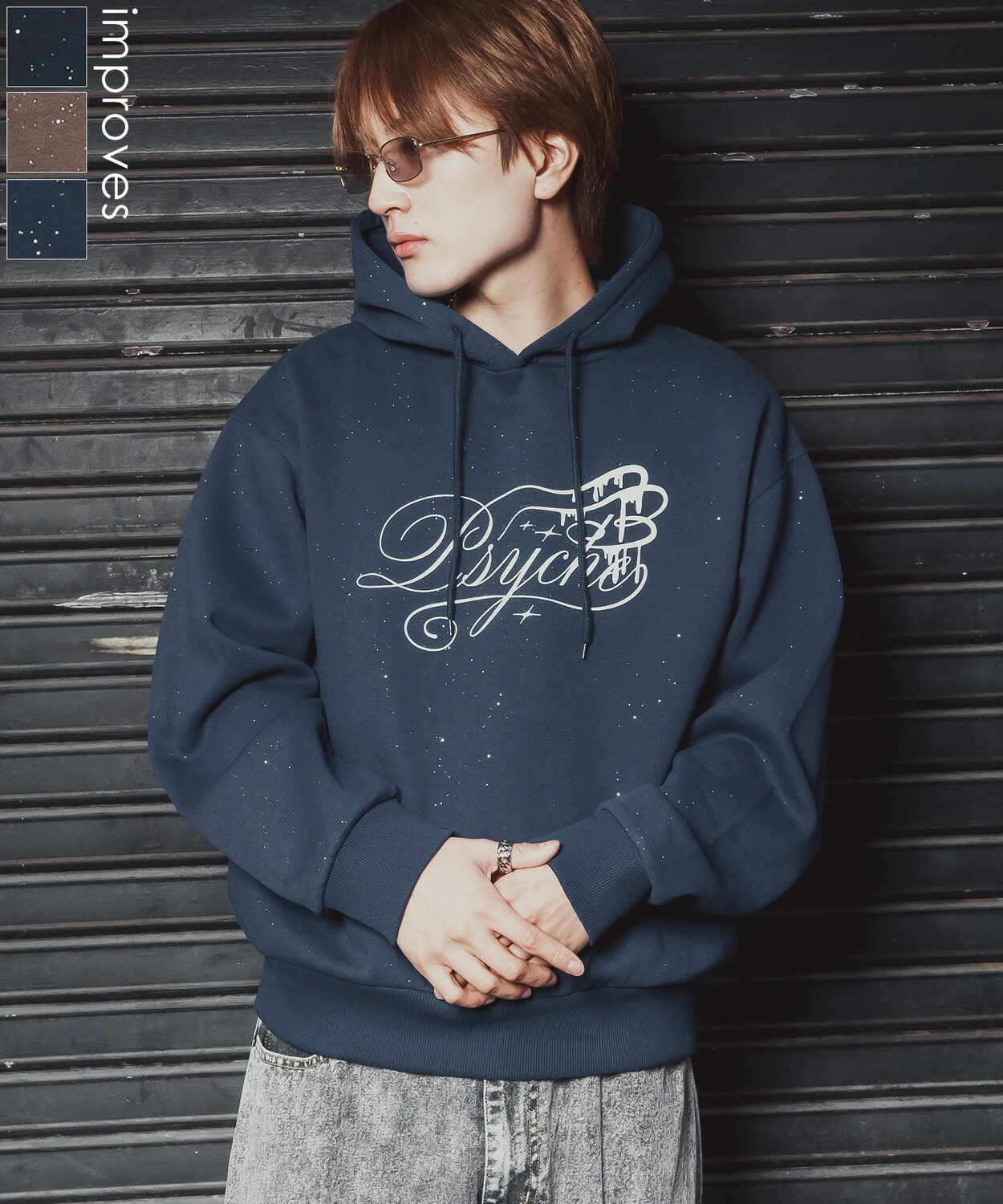 樂天商城 - 【SALE / 27%OFF】パーカー メンズ レディース SIDEWAY STANCE サイドウェイスタンス 裏起毛 スウェット プルオーバー フーディー 大きめ アメカジ カジュアル スケーター ストリート 古着MIX 韓国ファッション ブラック ブラウン ネイビー