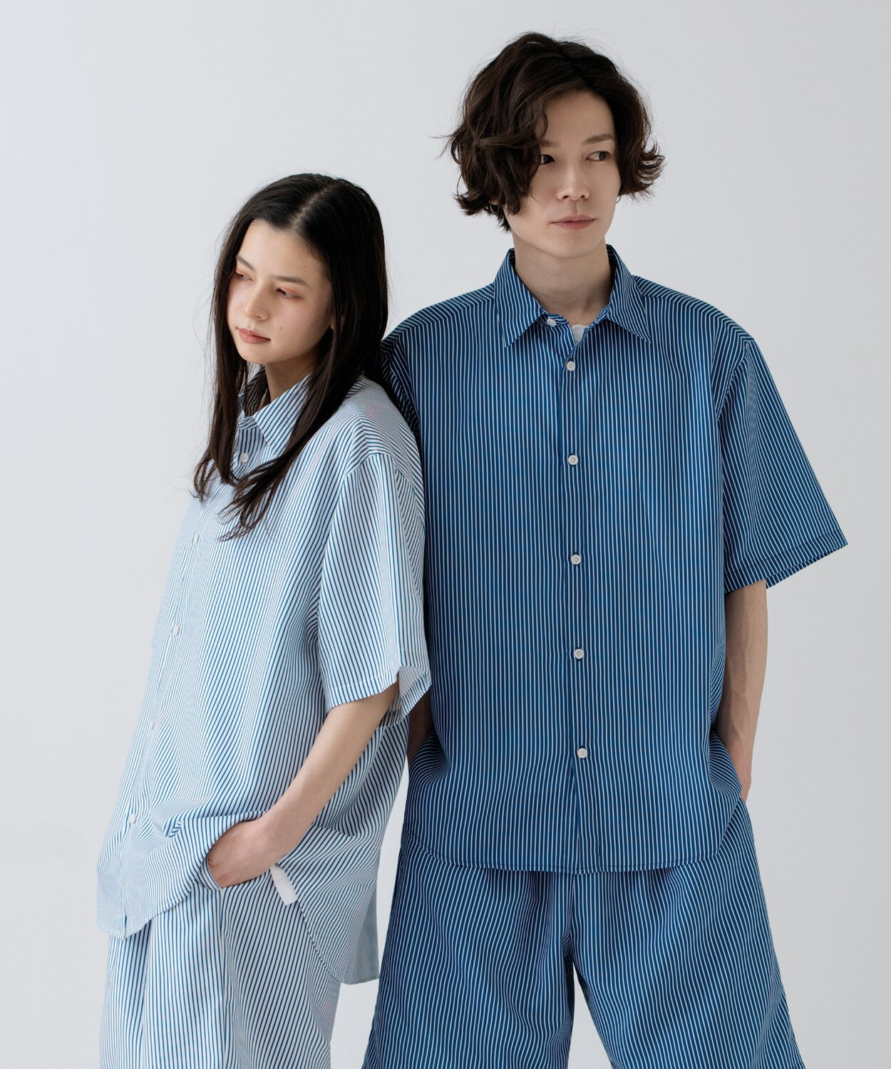 Rakuten - 半袖シャツ メンズ レディース SIDEWAY STANCE サイドウェイスタンス 柄シャツ 総柄 ユニセックス カジュアル スケーター ストリート 古着MIX 韓国ファッション セットアップ