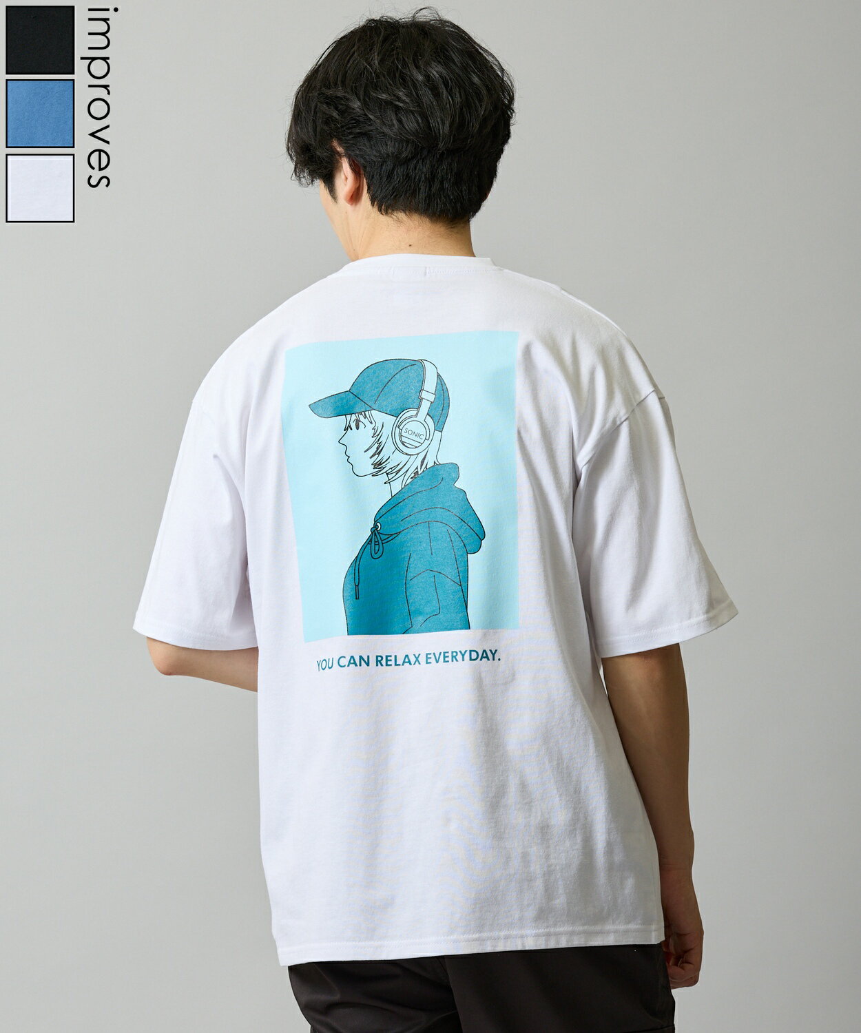 樂天商城 - 【SALE / 20%OFF】半袖Tシャツ メンズ レディース SIDEWAY STANCE サイドウェイスタンス オリジナルプリント チルガール 半袖Tシャツ カットソー カジュアル アメカジ ストリート 韓国ファッション ブラック ダークブルー ホワイト