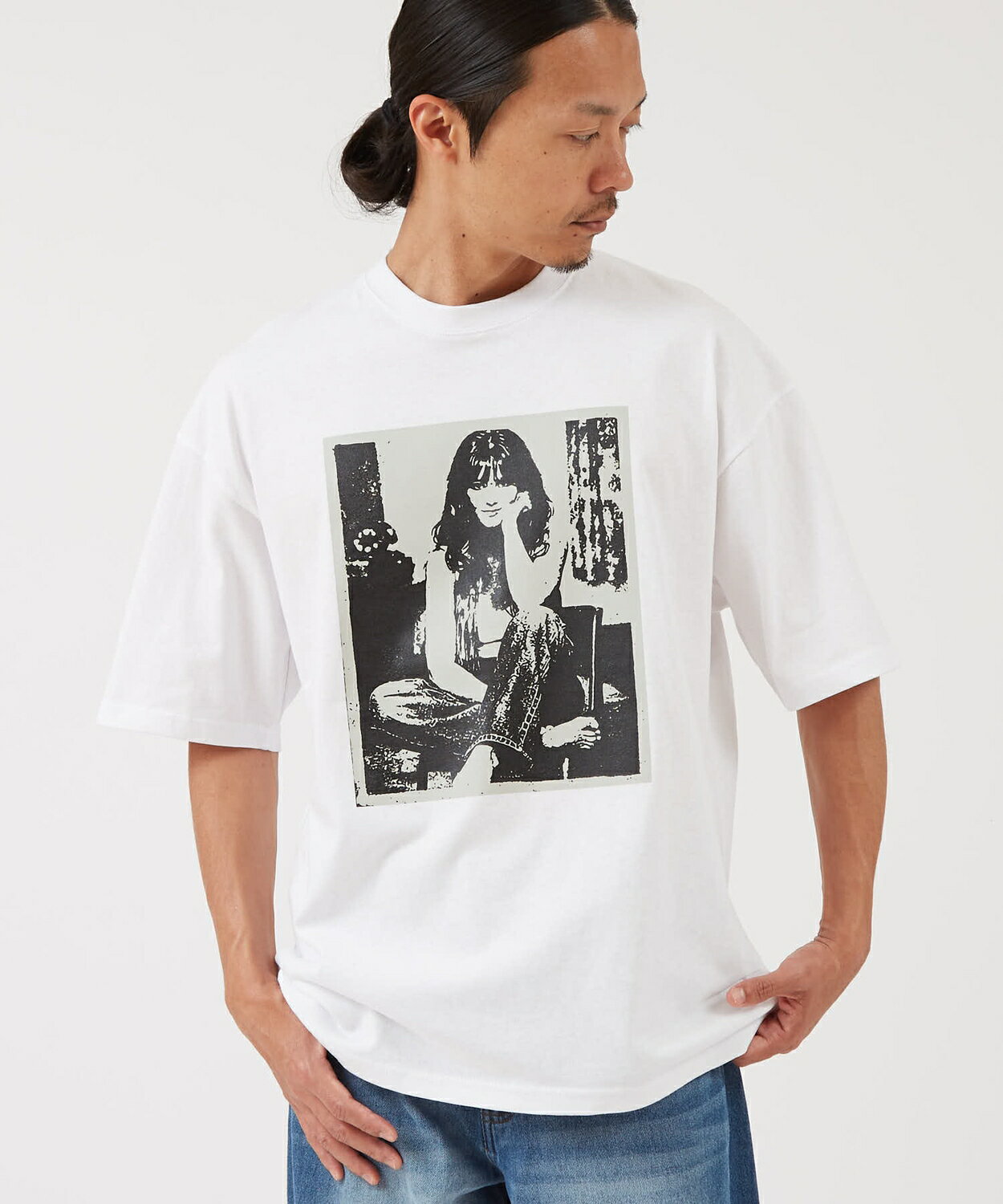 Rakuten - 半袖Tシャツ メンズ レディース SIDEWAY STANCE サイドウェイスタンス オリジナルプリント ガールズフォト 半袖Tシャツ カットソー カジュアル アメカジ ストリート スケーター 韓国ファッション ブラック ホワイト