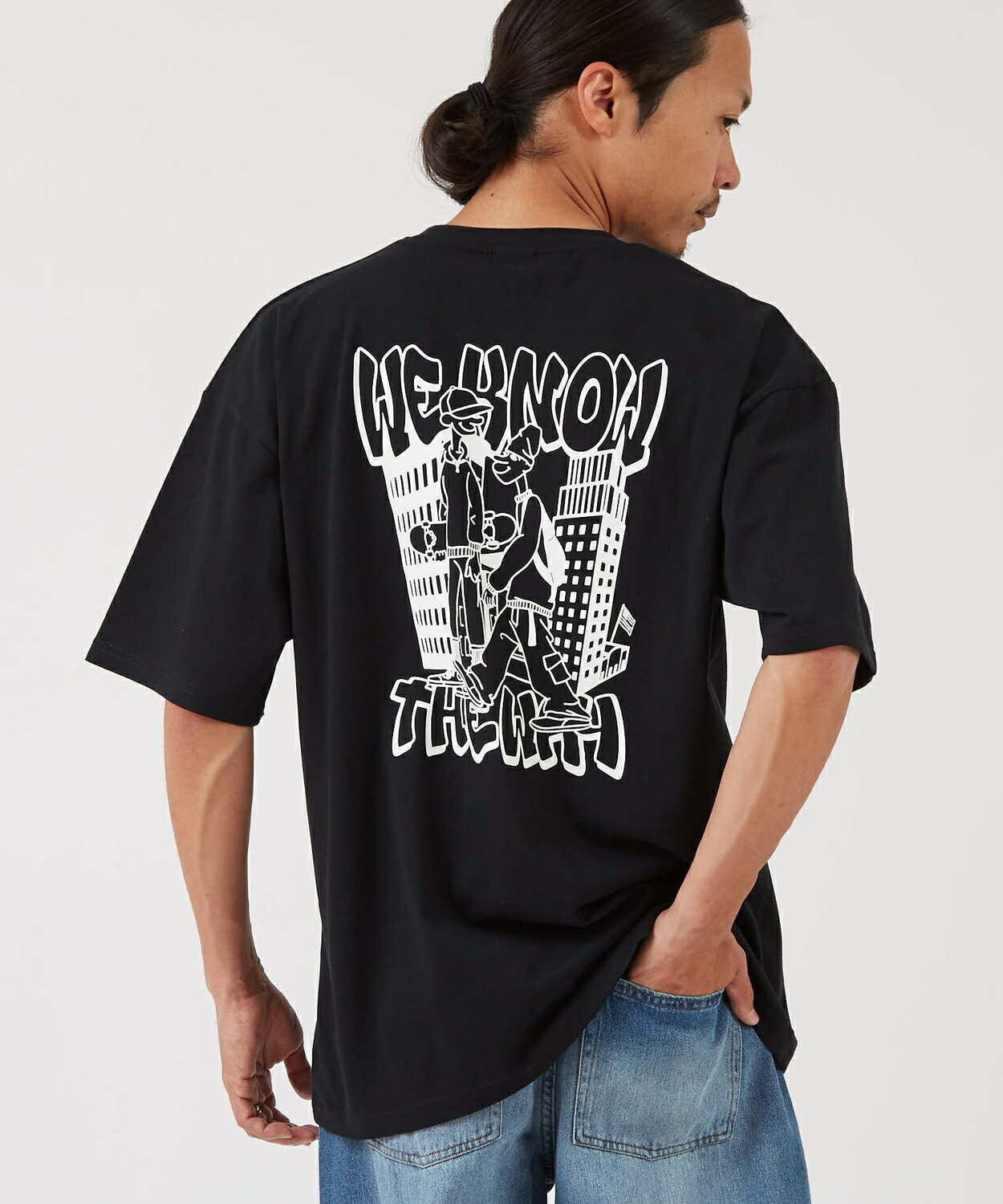 Rakuten - カットソー メンズ レディース SIDEWAY STANCE サイドウェイスタンス 半袖 Tシャツ ストリート プリント アメカジ カジュアル Y2K ストリート 90s レトロ 韓国ファッション ブラック ホワイト