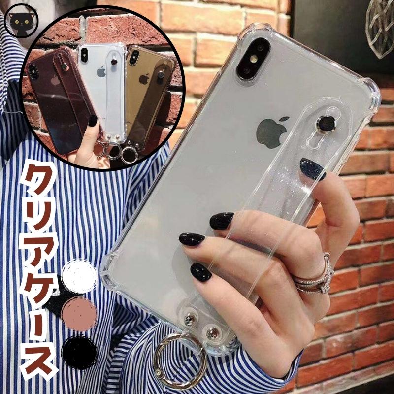 樂天商城 - iPhone 15 クリアケース iPhone15 ケース ベルト付き iPhone15pro ケース透明 iPhone15promax ケース カラビナ付き 女子 人気 韓国 おしゃれ かわいい 可愛い iPhone15plus ケース スリム 薄型 ハイブリッド 落下防止ベルト 取っ手付き メンズ