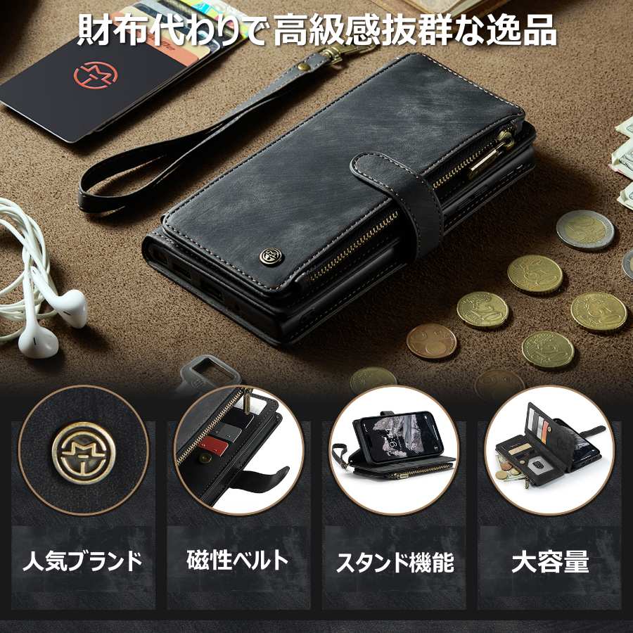 iPhone 13 手帳型ケース ストラップ ...の紹介画像2