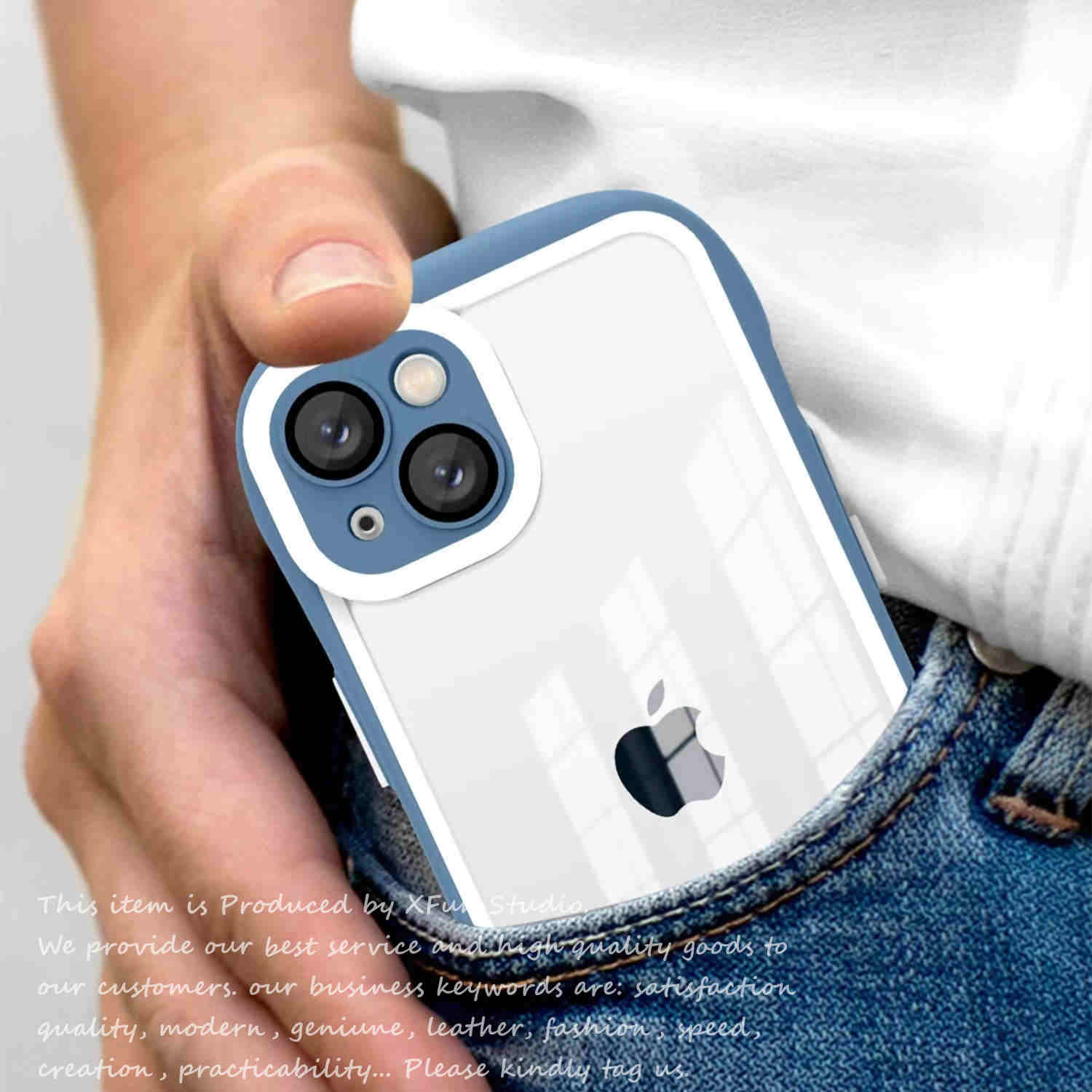 【在庫処分】iPhone シリーズ クリアケース iphone15 ケース パープル iphone15pro...