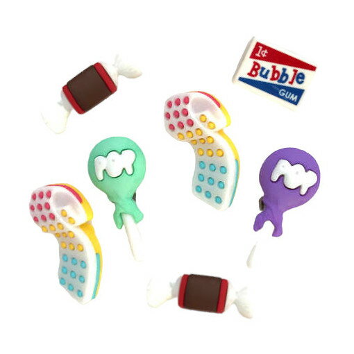 アメリカ Dress it Up! ボタン 7個 ペニー キャンディ C 飴 たべもの おやつ お菓子 幼稚園 入園 入学 ..