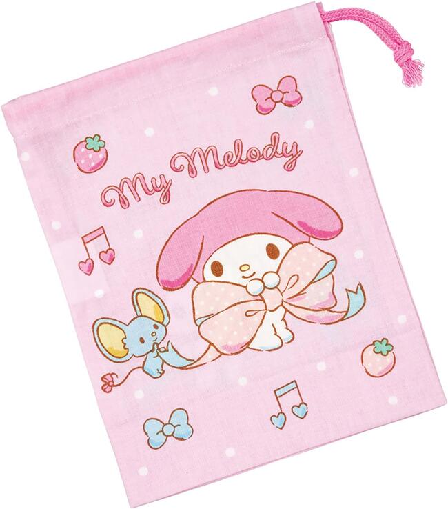 在庫処分！マイメロディ(ビッグリボン)/コップ袋(KB63)(686511)/スケーター(mail 190)