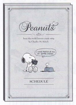 メール便送料無料!スヌーピー/2020年B6マンスリー手帳/ノート風(P-13627)/2019年9月始まり/デルフィーノ