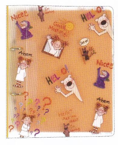 ●ココちゃん/2穴バインダー(A5サイズ)/パターン(RYZ-1097)(536615)/グリーティングライフ(mail 190)