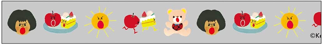 ●Gomi Taro/マスキングテープ/嫌(BM040-64)/いやだいやだ/五味太郎/学研ステイフル(mail 190)