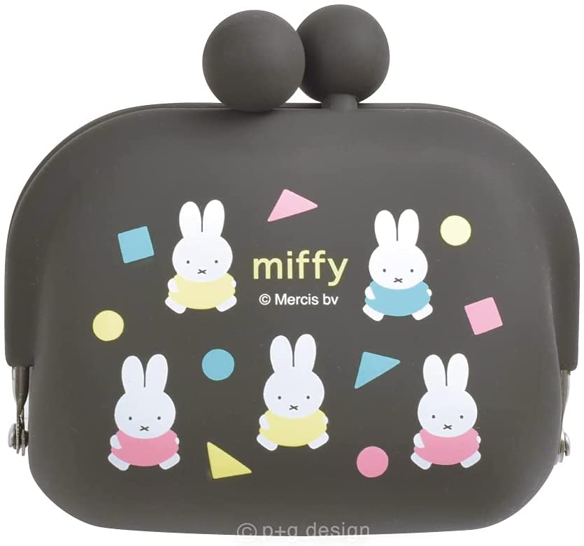 ミッフィー/ポチビ/ブラック(782590)/miffy Autumn color/がまぐち財布(mail 300)