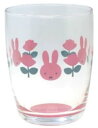 □●ミッフィー/ボトムカラーグラスS/ピンク(410144)(410443)/MIFFY&ROSE/金正陶器(takuhai)