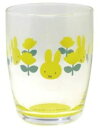 ●ミッフィー/ボトムカラーグラスS/イエロー(410146)(410467)/MIFFY＆ROSE/金正陶器(takuhai)