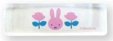 ●ミッフィー/ガラス角箸置き(410552)(410528)/MIFFY and ROSE/金正陶器(mail 290)