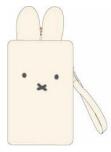 ミッフィー/パスケース(EB342WH)/アイボリー/miffy/みっふぃー/フェイス/シンプル/モノトーン/おしゃれ/かわいい/ビーエスエス/クツワ(mail 190)