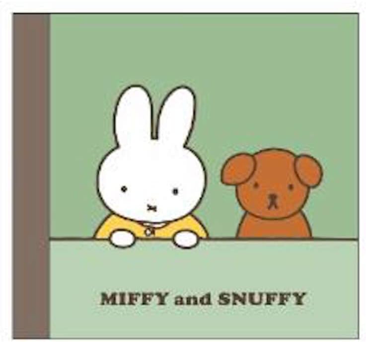 ミッフィー/スクエアメモA(MF780A)(187759)/グリーン/MIFFY and SNUFFY/miffy/みっふぃー/クツワ(mail 190)のサムネイル