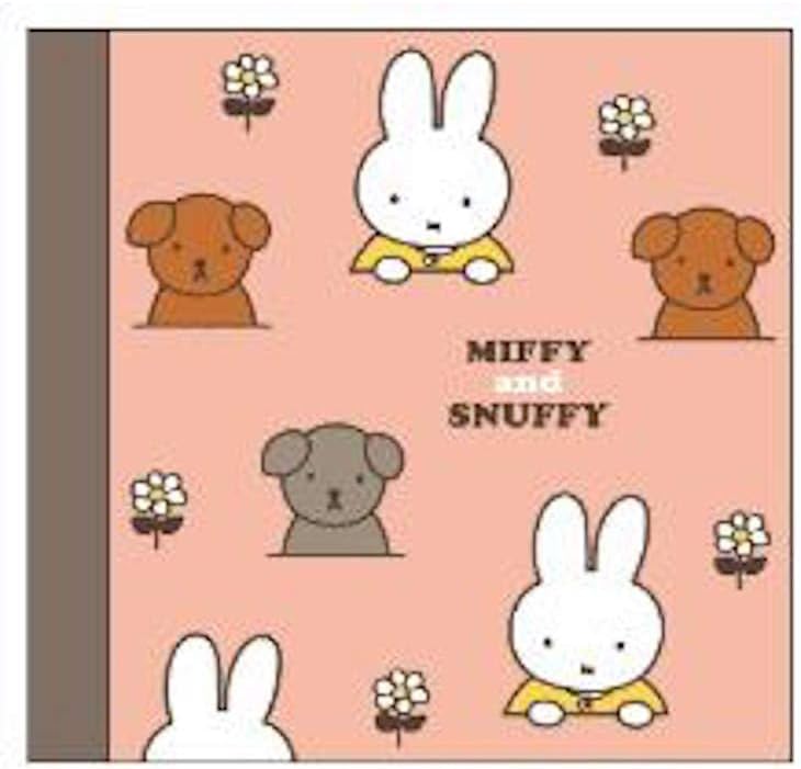 ミッフィー/スクエアメモB(MF780B)(187766)/ピンク/MIFFY and SNUFFY/miffy/みっふぃー/クツワ(mail 190)のサムネイル