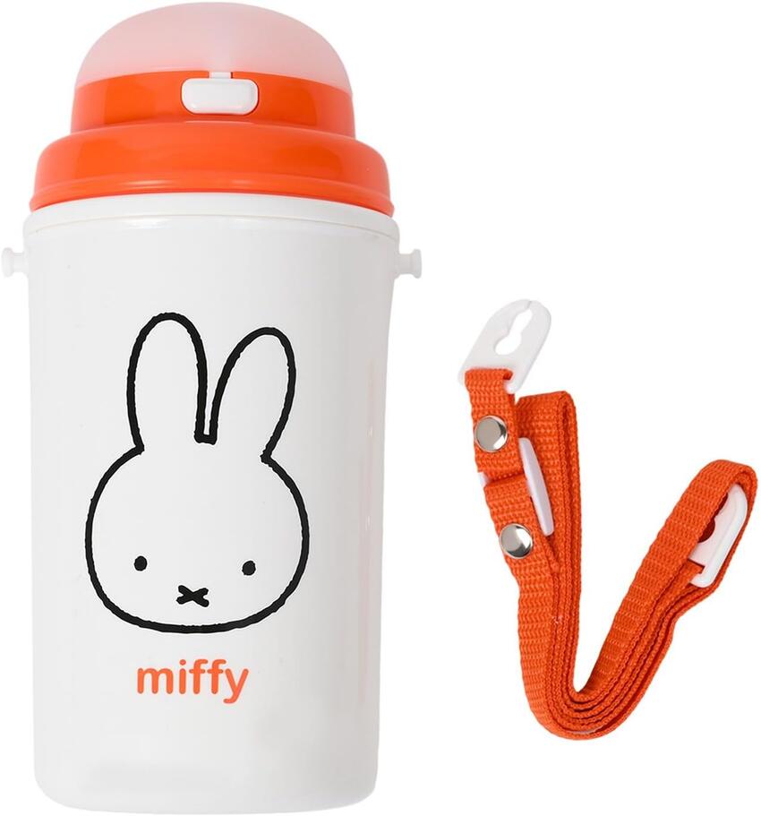 ●ミッフィー/ストロー付き保冷ボトル(MF814)(189791)/450ml/miffy and friends/みっふぃー/クツワ(mail..