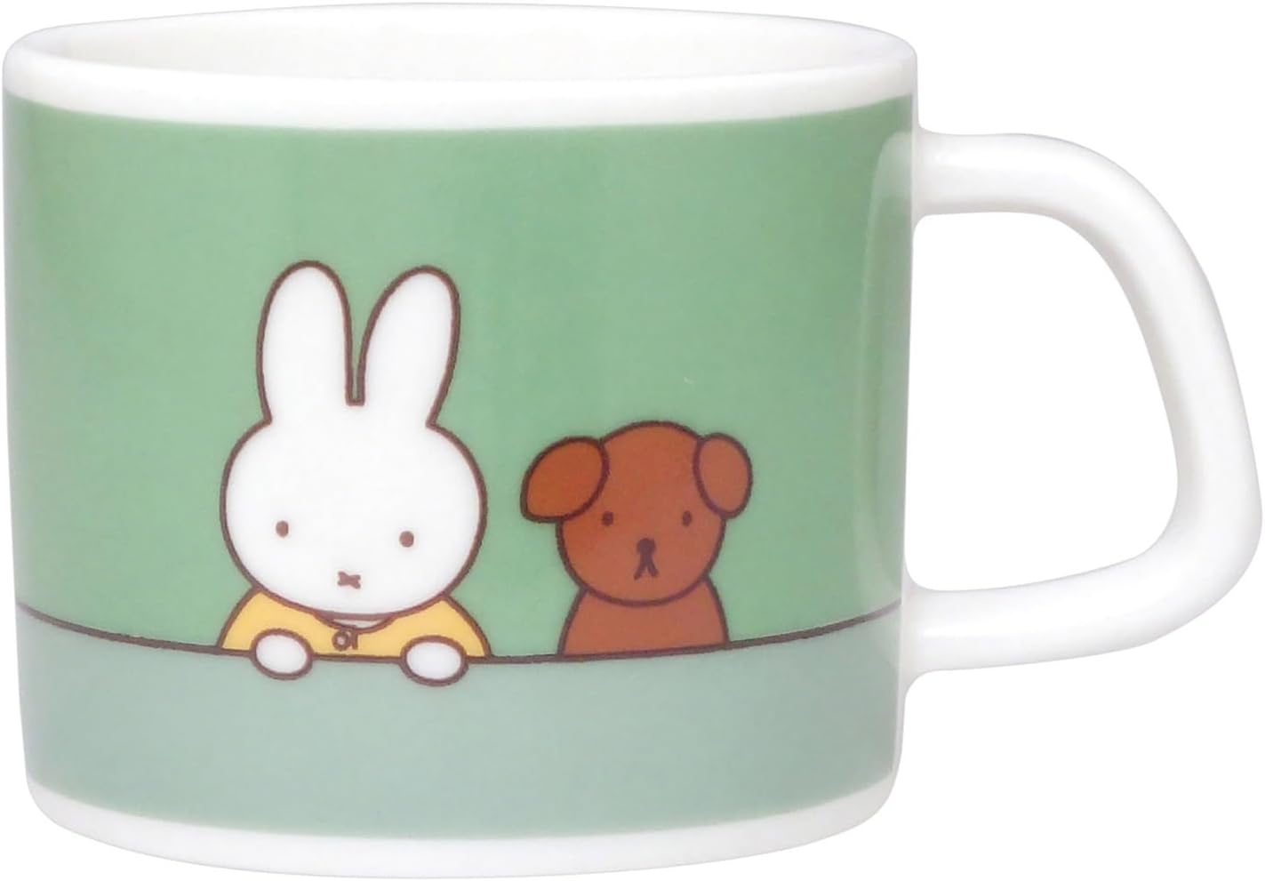 □●ミッフィー/MIFFY and SNUFFYミニマグ(グリーン)(405152)(405524)/コップ/金正陶器(takuhai)