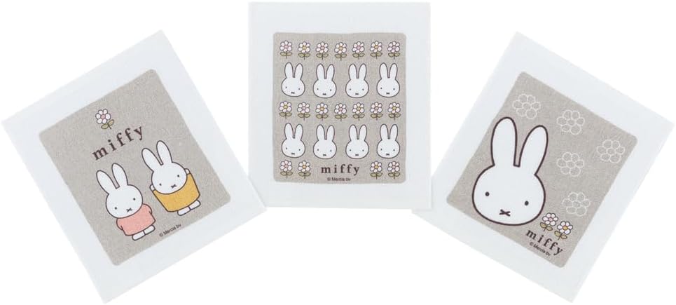 ▲ミッフィー/おしぼりタオル3枚セット(OAC1T)(637193)/miffy23/スケーター/値下げしました(mail 220)