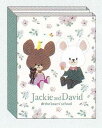 ●くまのがっこう/ブック型付箋(KS23-4)/Jackie and David/スクエア(mail 190)