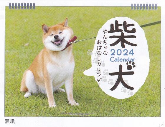 2024年/35.柴犬やんちゃなおはなしカレンダー B5 /壁掛けカレンダー 1000128391 113887 /アートプリントジャパン/値下げしました mail190 