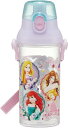 ●在庫処分!サービス特価!ディズニープリンセス/食洗機対応直飲みプラ製ワンタッチクリアボトル(PSB5TR)(659904)/480ml/スケーター(mail 450)(3)