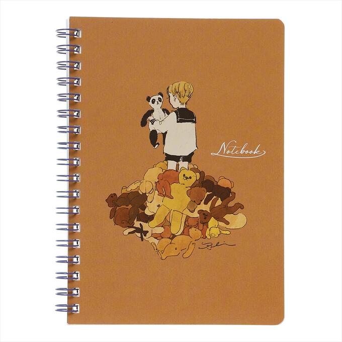 ●くらはしれい/B6リングノート/くま(D080-39)(708058)/学研ステイフル(mail 190)