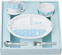 サービス価格!送料無料!ミッフィー こども食器セット(ブルー)(406750)(406507) my First miffy みっふぃー 金正陶器 出産祝い お...