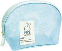 ミッフィー シェル型ポーチ ブルー フラワー (EB426A) miffy BSS ビーエスエス 新製品 母の日 ギフト(mail 290)