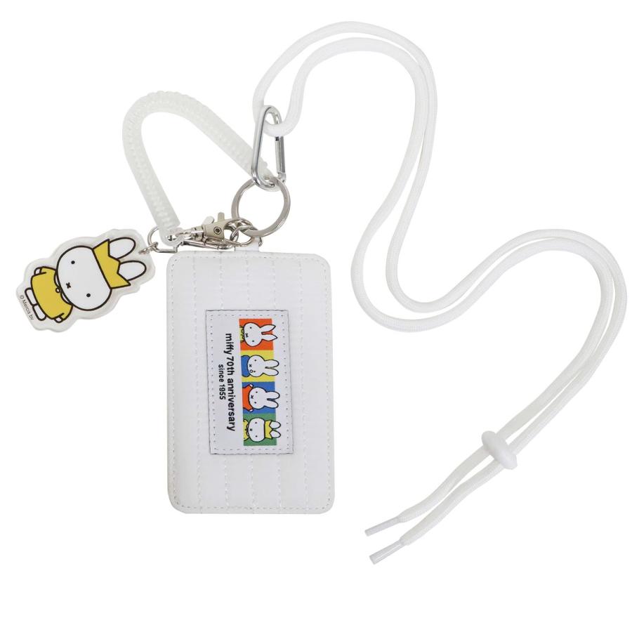 ミッフィー パスケース(B) 70周年 ヒストリーシリーズ EB458B (200822) ホワイト miffy 70th Anniversa..