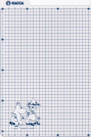 ムーミン/A5下敷き/クリア/ムーミン＆スナフキン/学研ステイフル/日本製/Moomin Characters(mail 190)