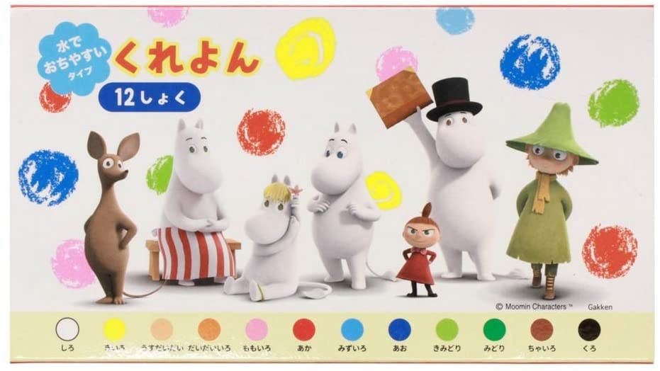 ●サービス価格!ムーミン/クレヨン(ムーミン)(H098-56)/学研ステイフル(mail 450)