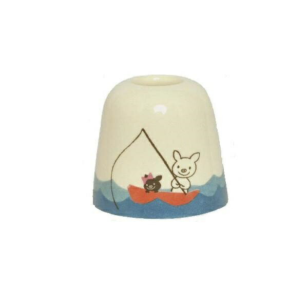 ●ラッキーピッグ/ペンスタンド/うみ(78823-7)(788237)/歯ブラシスタンド/LuckyPig giggle/逸品社/値下..