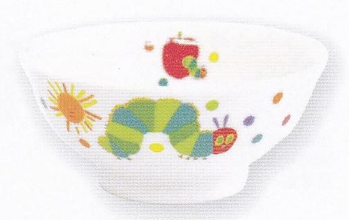 □●はらぺこあおむし/こども茶碗(807111)/エリック・カール/金正陶器(takuhai) その1