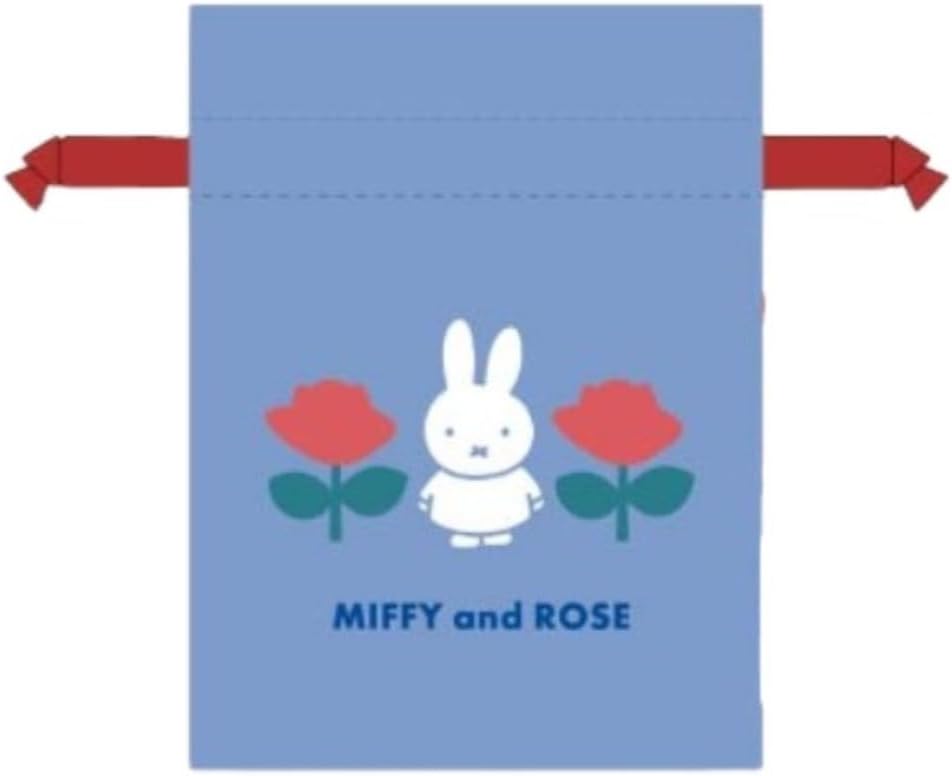 ●ミッフィー/豆巾着/BL MIFFY and ROSE(DBM-2169)(115282)/ブルー/マリモクラフト(mail 190)