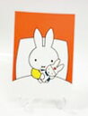●ミッフィー/ポストカード/ミッフィーとぬいぐるみ/オレンジ(BPC-209)/クラシック/miffy/みっふぃー(mail 190)