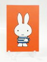 ●ミッフィー/ポストカード/ボーダーワンピース/オレンジ(BPC-279)/クラシック/miffy/みっふぃー(mail 190)
