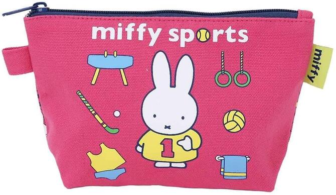●ミッフィー/グッディポーチ/miffy sports/PK(MFAP538)/ピンク/miffy/みっふぃー/スモールプラネット(m..