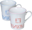 □●ミッフィー/モザイクアートミッフィー/ペアマグセット(278760)/miffy/みっふぃー/金正陶器(takuhai)